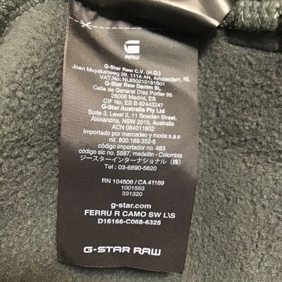 G-Star Raw Men s Ferru Camo Sweatshirt Size L - Picture 7 of 10